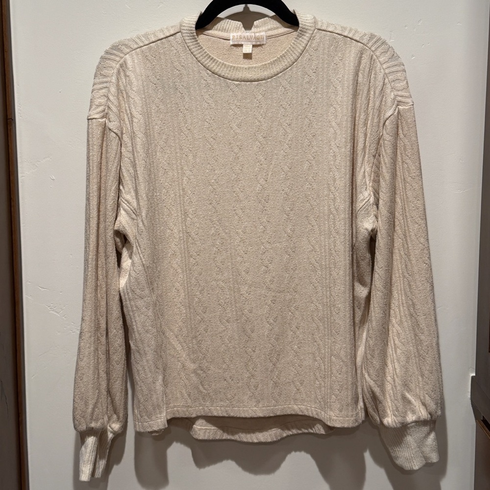 PJ Salvage tramway cable crewneck, XS